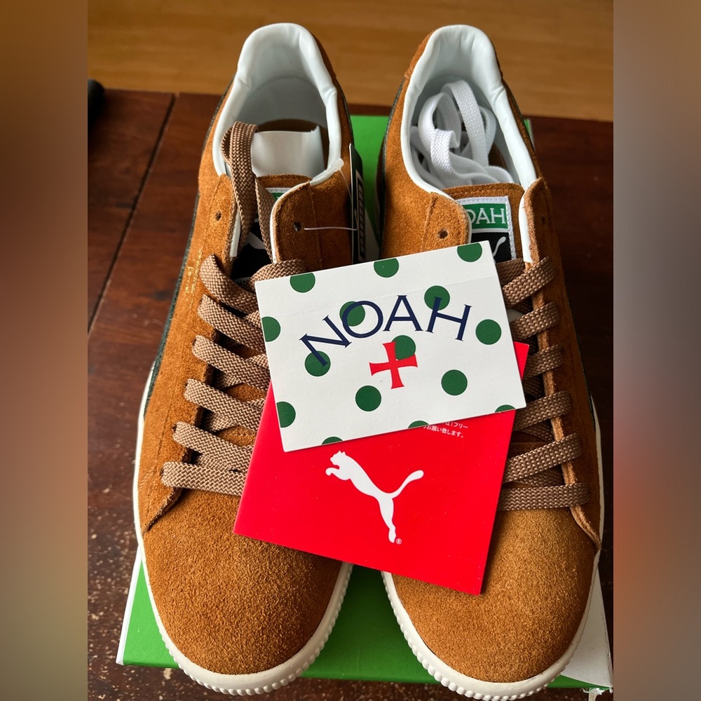 Brand new Puma “Clyde” collab with Noah brand sneakers (never worn)